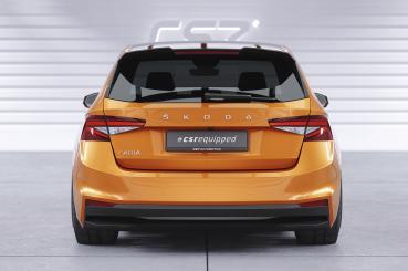 CSR Heckspoiler | Heckflügel mit ABE für Skoda Fabia 4 HF886-S strukturiert schwarz matt (keine Lackierung erforderlich)