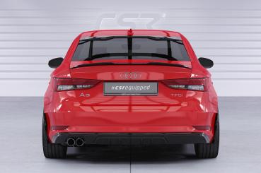 CSR Heckspoiler | Heckflügel mit ABE für Audi A3 8V Limousine HF900-G Glossy schwarz Hochglanz (keine Lackierung erforderlich)