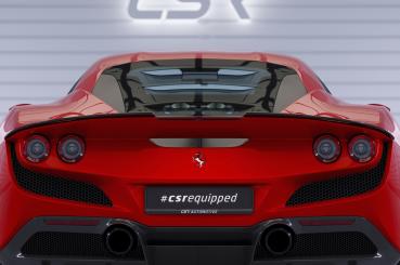 CSR Heckspoiler | Heckflügel mit ABE für Ferrari F8 Tributo / Spider HF908-S strukturiert schwarz matt (keine Lackierung erforderlich)
