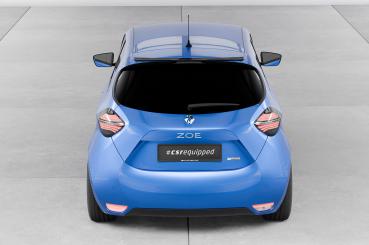 CSR Heckspoiler | Heckflügel mit ABE für Renault Zoe HF915-S strukturiert schwarz matt (keine Lackierung erforderlich)