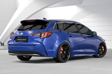 CSR Heckspoiler | Heckflügel mit ABE für Toyota Corolla (E210) Touring Sports HF923-C Carbon Look Hochglanz (keine Lackierung erforderlich)