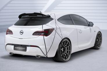 CSR Heckspoiler | Heckflügel mit ABE für Opel Astra J GTC OPC-Line HF950-S strukturiert schwarz matt (keine Lackierung erforderlich)