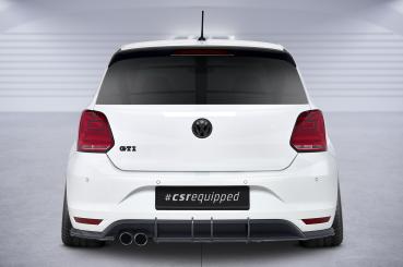 CSR Heckspoiler | Heckflügel mit ABE für VW Polo V (Typ 6C) GTI HF955-C Carbon Look Hochglanz (keine Lackierung erforderlich)