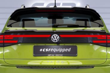 CSR Heckspoiler | Heckflügel mit ABE für VW Taigo (Typ CS) HF958-S strukturiert schwarz matt (keine Lackierung erforderlich)