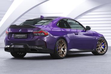 CSR Heckspoiler | Heckflügel mit ABE für BMW 2er G42 HF970-S strukturiert schwarz matt (keine Lackierung erforderlich)