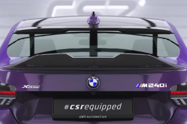 CSR Heckspoiler | Heckflügel mit ABE für BMW 2er G42 HF970-S strukturiert schwarz matt (keine Lackierung erforderlich)