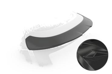 CSR Heckspoiler | Heckflügel mit ABE für Mini F58 Coupe HF972-C Carbon Look Hochglanz (keine Lackierung erforderlich)