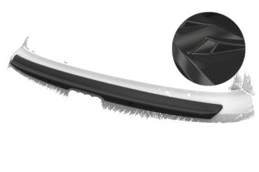 CSR Heckspoiler | Heckflügel mit ABE für Audi Q7 / SQ7 (4M) HF995-C Carbon Look Hochglanz (keine Lackierung erforderlich)