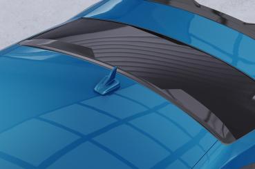 CSR Heckscheibenblende mit ABE für Audi A3 / S3 / RS3 (8Y) Limousine HSB086-S strukturiert schwarz matt (keine Lackierung erforderlich)