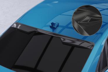CSR Heckscheibenblende mit ABE für Audi A3 / S3 / RS3 (8Y) Limousine HSB086-C Carbon Look Hochglanz (keine Lackierung erforderlich)