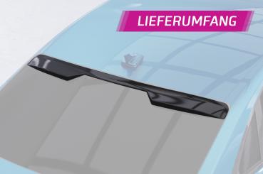 CSR Heckscheibenblende mit ABE für Audi A3 / S3 / RS3 (8Y) Limousine HSB086-S strukturiert schwarz matt (keine Lackierung erforderlich)