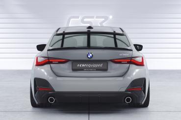 CSR Heckscheibenblende mit ABE für BMW 4er / i4 (G26) Gran Coupe HSB088-L Lackierung erforderlich (unlackiert roh)