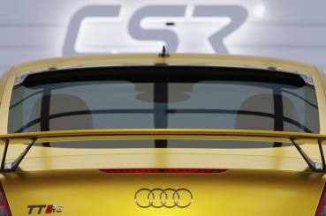CSR Heckscheibenblende mit ABE für Audi TT / TTS / TT RS (8J) Coupe HSB090-L Lackierung erforderlich (unlackiert roh)