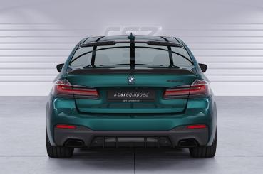 CSR Heckscheibenblende mit ABE für BMW 5er G30 Limousine HSB101-C Carbon Look Hochglanz (keine Lackierung erforderlich)