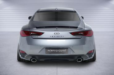 CSR Heckscheibenblende mit ABE für Infiniti Q60 Coupe HSB108-S strukturiert schwarz matt (keine Lackierung erforderlich)