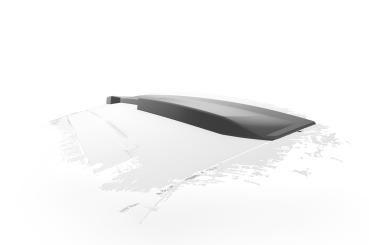 CSR Heckscheibenblende mit ABE für Infiniti Q60 Coupe HSB108-S strukturiert schwarz matt (keine Lackierung erforderlich)