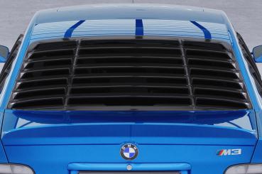 CSR Heckscheibenblende mit ABE für BMW 3er E36 Coupe HSB111-C Carbon Look Hochglanz (keine Lackierung erforderlich)