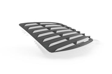 CSR Heckscheibenblende mit ABE für BMW 3er E36 Coupe HSB111-C Carbon Look Hochglanz (keine Lackierung erforderlich)