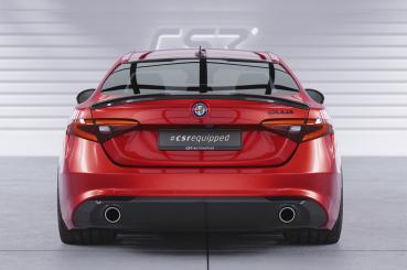 CSR Heckscheibenblende mit ABE für Alfa Romeo Giulia (Typ 952) HSB113-G Glossy schwarz Hochglanz (keine Lackierung erforderlich)