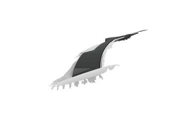 CSR Heckscheibenblende mit ABE für BMW 7er / i7 G70 Limousine HSB121-S strukturiert schwarz matt (keine Lackierung erforderlich)