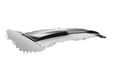 CSR Heckscheibenblende mit ABE für Mercedes-Benz EQE (V295) Limousine HSB123-L Lackierung erforderlich (unlackiert roh)