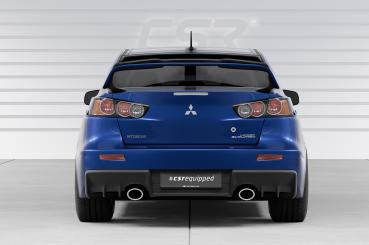 CSR Heckscheibenblend mit ABE für Mitsubishi Lancer (CY0)/ Evolution X/ Evo X HSB129-S Strukturiert schwarz matt (keine Lackierung erforderlich)