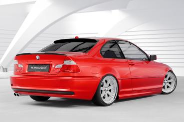 CSR Heckscheibenblend mit ABE für BMW 3er E46 Coupe HSB131-C Carbon Look Hochglanz (keine Lackierung erforderlich)