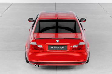 CSR Heckscheibenblend mit ABE für BMW 3er E46 Coupe HSB131-C Carbon Look Hochglanz (keine Lackierung erforderlich)