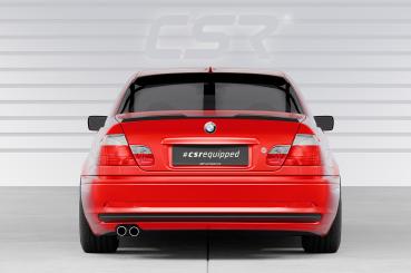 CSR Heckscheibenblend mit ABE für BMW 3er E46 Coupe HSB131-C Carbon Look Hochglanz (keine Lackierung erforderlich)