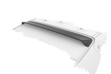 CSR Heckscheibenblend mit ABE für BMW 3er E46 Coupe HSB131-C Carbon Look Hochglanz (keine Lackierung erforderlich)