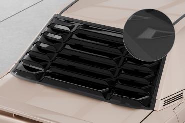 CSR Heckscheibenblend mit ABE für Mercedes Benz W201 / 190er HSB135-S Strukturiert schwarz matt (keine Lackierung erforderlich)