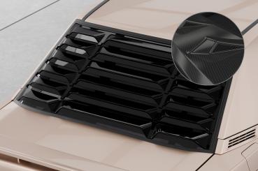 CSR Heckscheibenblend mit ABE für Mercedes Benz W201 / 190er HSB135-C Carbon Look Hochglanz (keine Lackierung erforderlich)