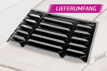 CSR Heckscheibenblend mit ABE für Mercedes Benz W201 / 190er HSB135-G Glossy schwarz Hochglanz (keine Lackierung erforderlich)