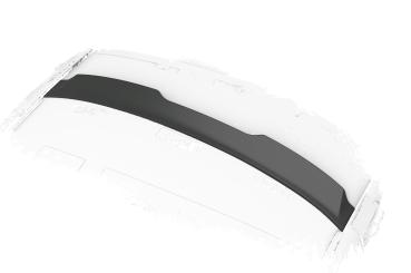 CSR Heckscheibenblend mit ABE für Infiniti Q50 HSB147-S Strukturiert schwarz matt (keine Lackierung erforderlich)