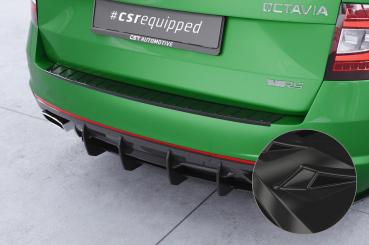 CSR Ladekantenschutz für Skoda Octavia III (Typ 5E) Combi LKS003-G Glossy schwarz Hochglanz (keine Lackierung erforderlich)