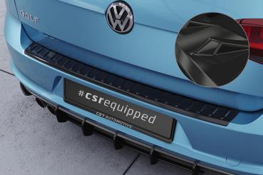 CSR Ladekantenschutz für VW Golf 7 (Typ AU) LKS006-G Glossy schwarz Hochglanz (keine Lackierung erforderlich)