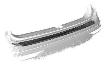 CSR Ladekantenschutz für Seat Tarraco LKS009-G Glossy schwarz Hochglanz (keine Lackierung erforderlich)