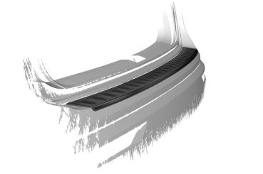 CSR Ladekantenschutz für Seat Tarraco LKS009-G Glossy schwarz Hochglanz (keine Lackierung erforderlich)