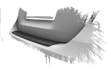 CSR Ladekantenschutz für Mercedes-Benz A-Klasse (W177) LKS017-G Glossy schwarz Hochglanz (keine Lackierung erforderlich)