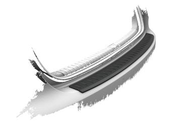 CSR Ladekantenschutz für Audi Q3 (F3) LKS019-G Glossy schwarz Hochglanz (keine Lackierung erforderlich)