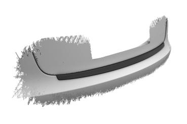 CSR Ladekantenschutz für Tesla Model 3 LKS024-G Glossy schwarz Hochglanz (keine Lackierung erforderlich)