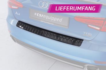 CSR Ladekantenschutz für Audi A4 B9 (Typ 8W) LKS027-G Glossy schwarz Hochglanz (keine Lackierung erforderlich)