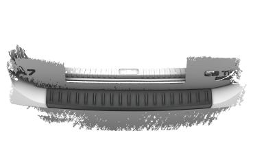 CSR Ladekantenschutz für Audi A7 C8 (Typ 4K) LKS030-G Glossy schwarz Hochglanz (keine Lackierung erforderlich)