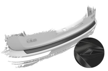 CSR Ladekantenschutz für Audi Q5 (FYT) Sportback LKS031-G Glossy schwarz Hochglanz (keine Lackierung erforderlich)