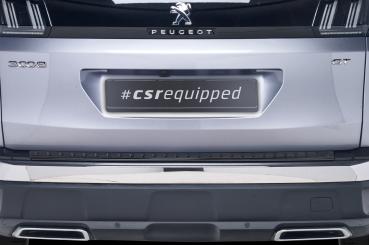 CSR Ladekantenschutz für Peugeot 3008 (2. Gen) LKS043-G Glossy schwarz Hochglanz (keine Lackierung erforderlich)