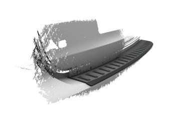 CSR Ladekantenschutz für Audi A6 C8 (Typ 4K/F2) LKS048-G Glossy schwarz Hochglanz (keine Lackierung erforderlich)