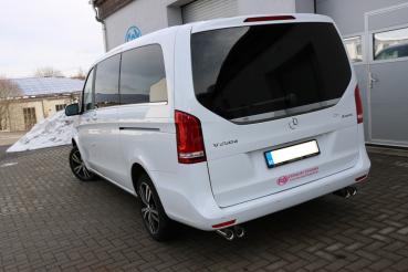 Fox passend für Mercedes V-Klasse W447 Endschalldämpfer quer Ausgang rechts/links  - 2x76 Typ 11 rechts/links MB082006-028