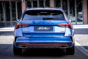 Milotec Luftauslassblenden für Skoda Octavia IV RS – schwarz (Klavierlack)