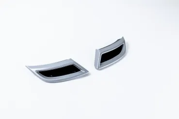 Milotec Auspuff-Dummies für Skoda Kodiaq – silber – 2-teilig