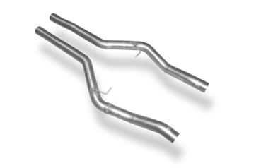 Fox passend für Maserati Quattroporte V Verbindungsrohre Endschalldämpfer/ Katalysator für Modelle mit automatischen Schaltgetriebe "DuoSelect" MS062000-VBR